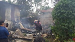 Kebakaran Menghanguskan Satu Rumah Berdinding Tepas Di Tanjung Morawa