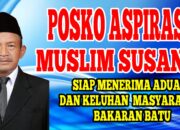 Untuk Mempermudah Menampung Keluhan Warga Bakaran Batu, Muslim Susanto Akan Dirikan Posko Aspirasi.