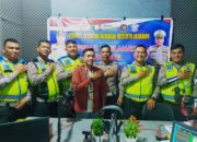 Talk Show di Radio Hit 99.2 FM Ops Keselamatan Toba 2024 di Wilkum Polres Sergai