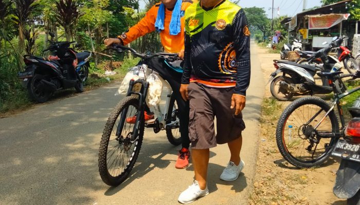 Paian Purba dan Komunitas Sepeda Gelar GOES Seru di Kecamatan Tanjung Morawa