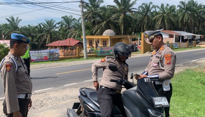 Penindakan Pelanggaran Ops Patuh Toba 2024. Sat Lantas Polres Labuhan Batu Selatan Sukses Jaga Ketertiban Lalu Lintas.