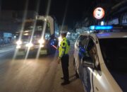 Sat Lantas Giat Patroli Blue Light di Wilkum Polres Batu Bara.