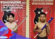 Hendak Tawuran Warung Aci Disikat Polisi