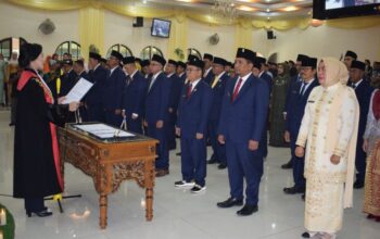 Pengambilan sumpah anggota DPRD Langkat 2024-2029