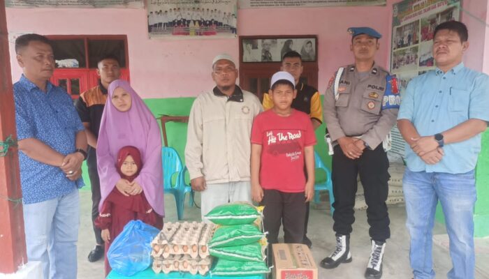 Polres Batu Bara Jum’at Berkah & Berbagi Baksos di Panti Asuhan DAARUL IKHLAS.