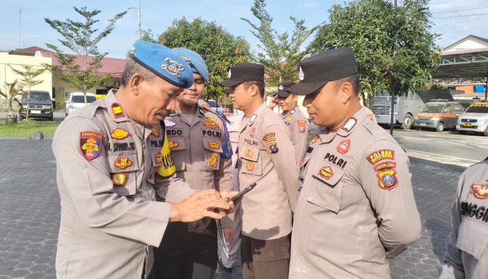 Gaktibplin. Propam Dadakan Cek Judi Online di Aplikasi Personil Polres Batu Bara.