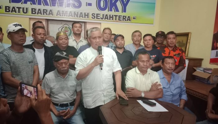 Ketua Tim Pemenangan Darwis-Oky, Soroti Hasil Quick Count Gunakan Logo Pemkab Batu Bara. 