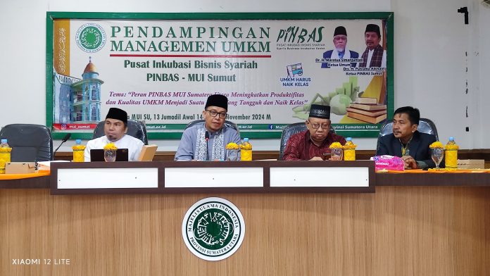 Pinbas MUI Sumut Gelar Pendampingan Manajemen UMKM