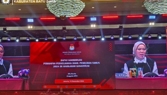 KPU Batu Bara Ikuti Rakor Persiapan Penyelesaian Sengketa Hasil Pilkada 2024 di Mahkamah Konstitusi Jakarta.