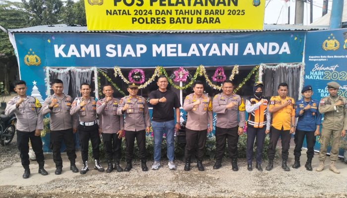 Pengecekan Pos Pam dan Pos Yan Ops Lilin Toba 2024 di Batu Bara.