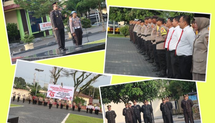 Kapolres Batu Bara Pimpin Upacara Hari Bela Negara ke-76 Tahun.