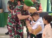 Dandim 0212 TS Berbagi Kasih Dengan Anak Yatim Di Koramil 12 Siabu