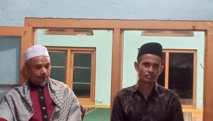 Desa Gunung Manaon Laksanakan Isra’ Mi’raj Di Masjid Al-Ikhlas dan Dihadiri Kepala Desa