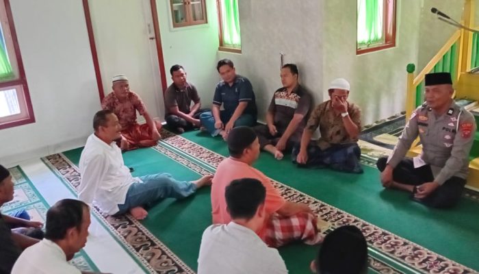 Kapos Lantas Sei Bejangkar Sambangi Jema’ah Mesjid Al Amin Pererat Silaturahmi.