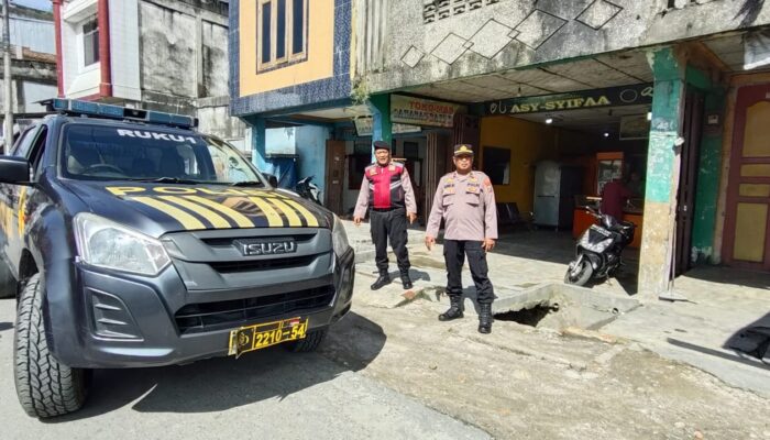 Ciptakan Kamtibmas. Polsek Labuhan Ruku Patroli di Bulan Ramadhan.