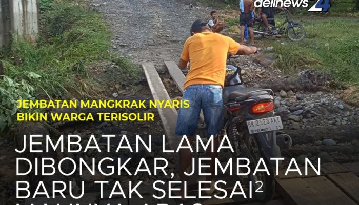 Masyarakat Sei Musam Kecewa, Enam Jembatan Mangkrak Picu Gangguan Transportasi