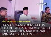Pemerintah Ambil Alih Tanah HGU/HGB Tak Terpakai Sesuai PP 20/2021