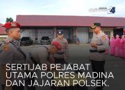 Kapolres Madina Pimpin Sertijab Pejabat Utama dan Kapolsek Jajaran