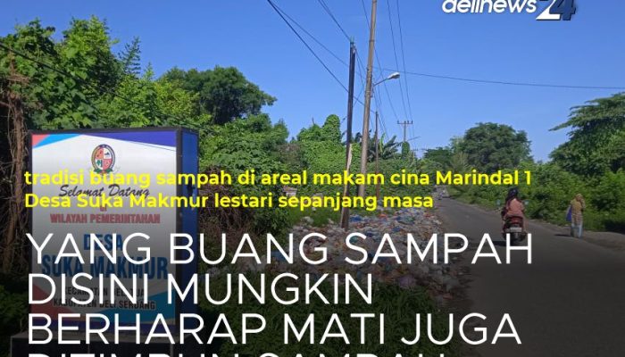 Sampah Legendaris Jalan Stasiun Kecamatan Delitua