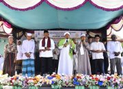 Camat Siabu Dampingi Bupati Madina Hadiri Sholawatan Di Desa Hutabaringin, Kecamatan Siabu
