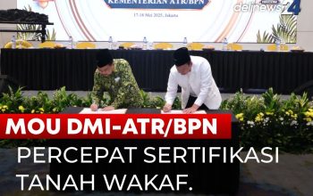 Kementerian ATR/BPN-DMI Jalin Kerja Sama Percepat Sertifikasi Tanah Wakaf