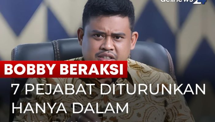 Dari Kadis hingga Inspektorat, 7 Nama yang Dicoret Bobby Nasution dalam 2 Bulan!