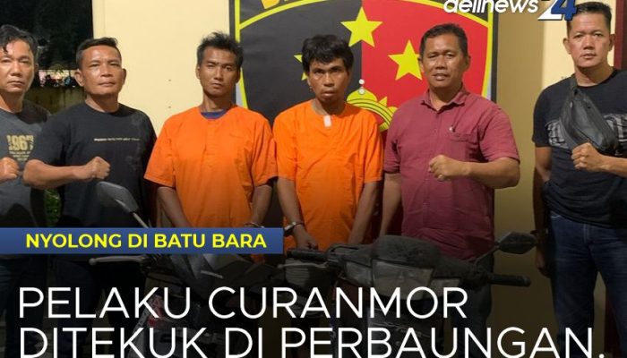Pelaku Curanmor Batu Bara Dibekuk di Perbaungan