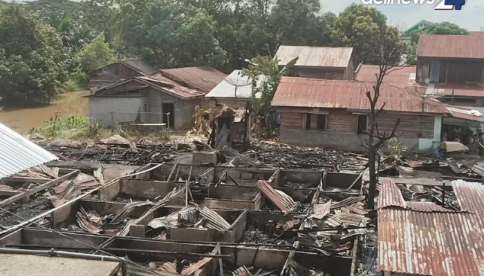 Kebakaran Kembali Terjadi, Sepuluh Rumah di Tanjungbalai Ludes Terbakar