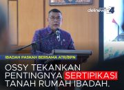 Wamen Ossy Tekankan Pentingnya Sertipikasi Tanah Rumah Ibadah