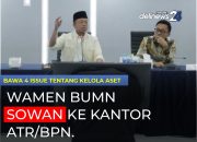 Wamen BUMN Sowan ke Kantor ATR/BPN Bahas Masalah Kelola Aset