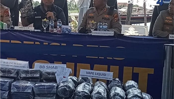 Polda Sumut Ungkap Peredaran Narkoba Senilai Rp322 Miliar, Selamatkan 1,4 Juta Jiwa