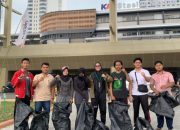 HMI Cabang Medan Gelar Aksi Bersih-Bersih dan Kampanye Lingkungan di Lapangan Merdeka
