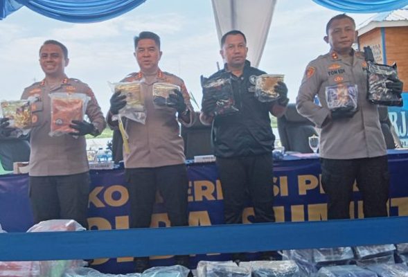 Polda Sumut Ungkap 408 Kasus Narkoba, Selamatkan 1,4 Juta Jiwa dalam 6 Bulan