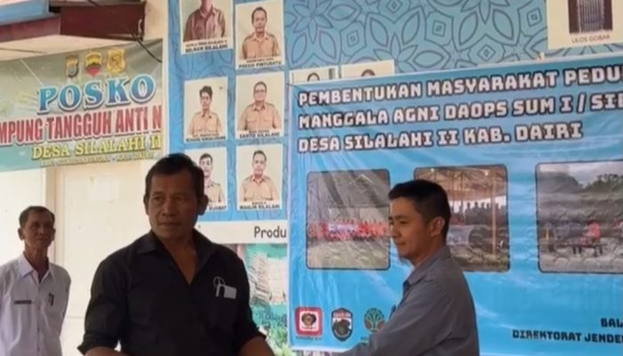 Simulasi Penanganan Karhutla. Inalum Memperkuat Kesiapsiagaan Melalui MPA di Desa Silalahi II Dairi.