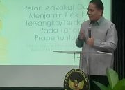 Ketua PERADI Nilai RUU KUHAP Belum Siap Diundangkan, Partisipasi Publik Dipertanyakan