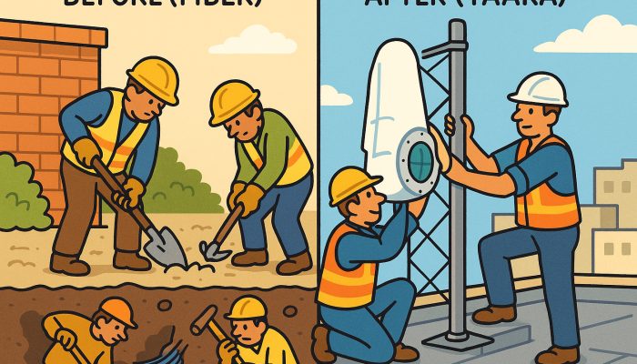 Teknologi Laser Taara Google Capai 20 Gbps, Tanpa Kabel atau Satelit