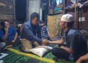 LPMK Simangambat Serahkan Bantuan Kepada Keluarga Eddy Johan