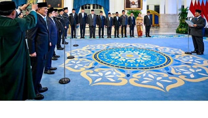 Presiden Prabowo Lantik Lima Anggota Baru Kabinet Merah Putih