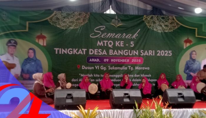 Desa Bangun Sari Laksanakan MTQ Ke-V Di Dusun-VI Suka Mulia