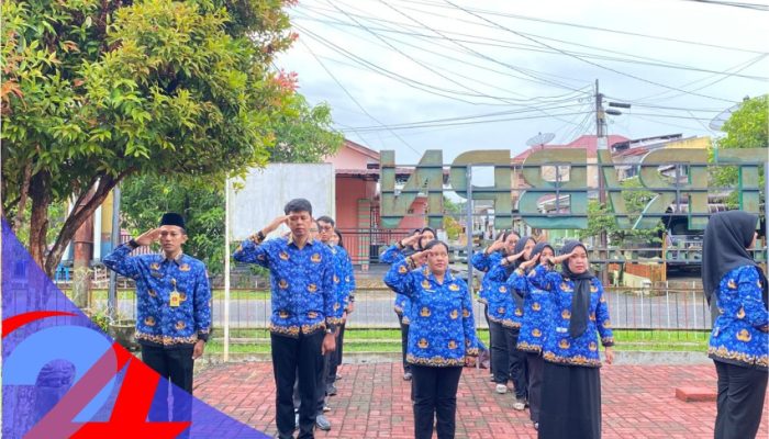 Upacara Hari Pahlawan di Kantah Tapanuli Tengah