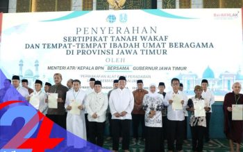 Serahkan 2.532 Sertipikat Tanah Wakaf dan Rumah Ibadah, Menteri Nusron Gagas Percepatan Sertipikasi melalui Kolaborasi