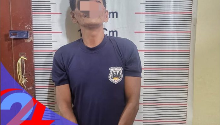 AS pelaku pemerasan dengan Perusakan diamakan Polsek Kuala