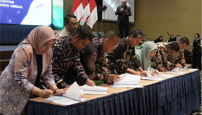 Penandatanganan Pakta Integritas Internal BPN Sumut