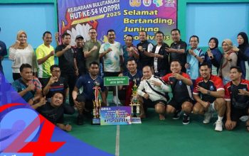 Sekjen Dalu Agung Apresiasi Perjuangan Tim ATR/BPN di Semifinal Bulutangkis HUT KORPRI ke-54