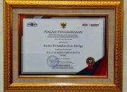 Kantah Sibolga Raih Penghargaan Wilayah Bebas Korupsi