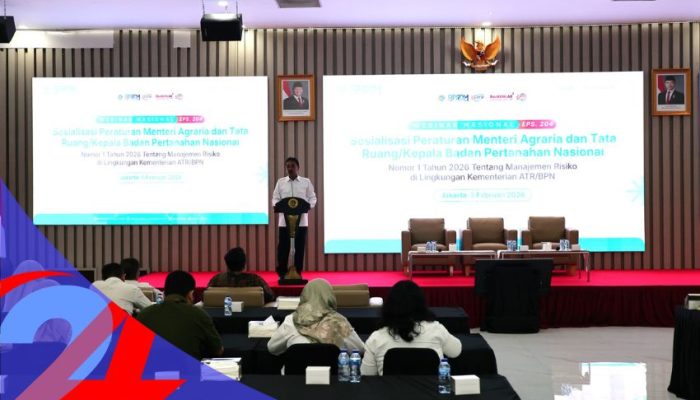 Kementerian ATR/BPN Resmikan Permen Nomor 1 Tahun 2026 tentang Manajemen Risiko