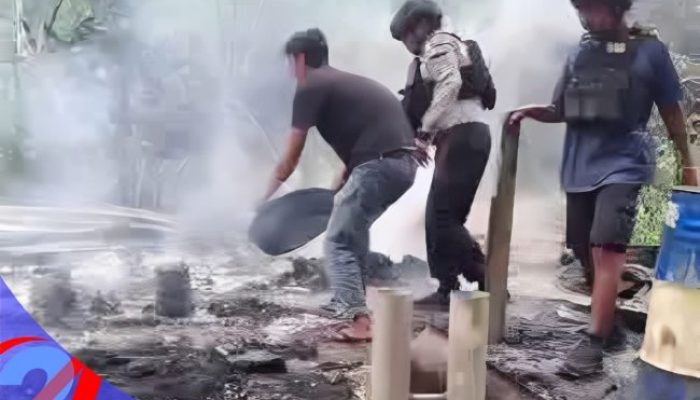 Pos Pengamanan PT Kristalin Eka Lestari Diserang Kelompok Bersenjata, Dua Petugas Tewas Terbakar