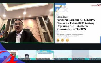 Perkuat Tata Kelola Organisasi, Kementerian ATR/BPN Jadikan Regulasi Baru sebagai Pedoman Layanan Prima