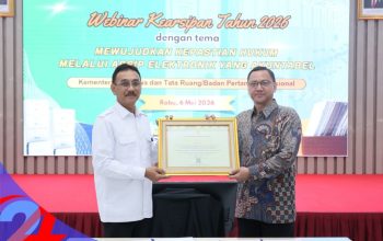 Wujudkan Memori Kolektif Bangsa, Kementerian ATR/BPN Serahkan Arsip Statis Penting ke ANRI