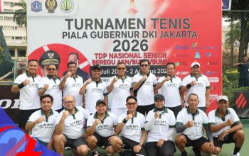 Pererat Sinergi Instansi, Kementerian ATR/BPN Berlaga di Turnamen Tenis Piala Gubernur DKI Jakarta 2026